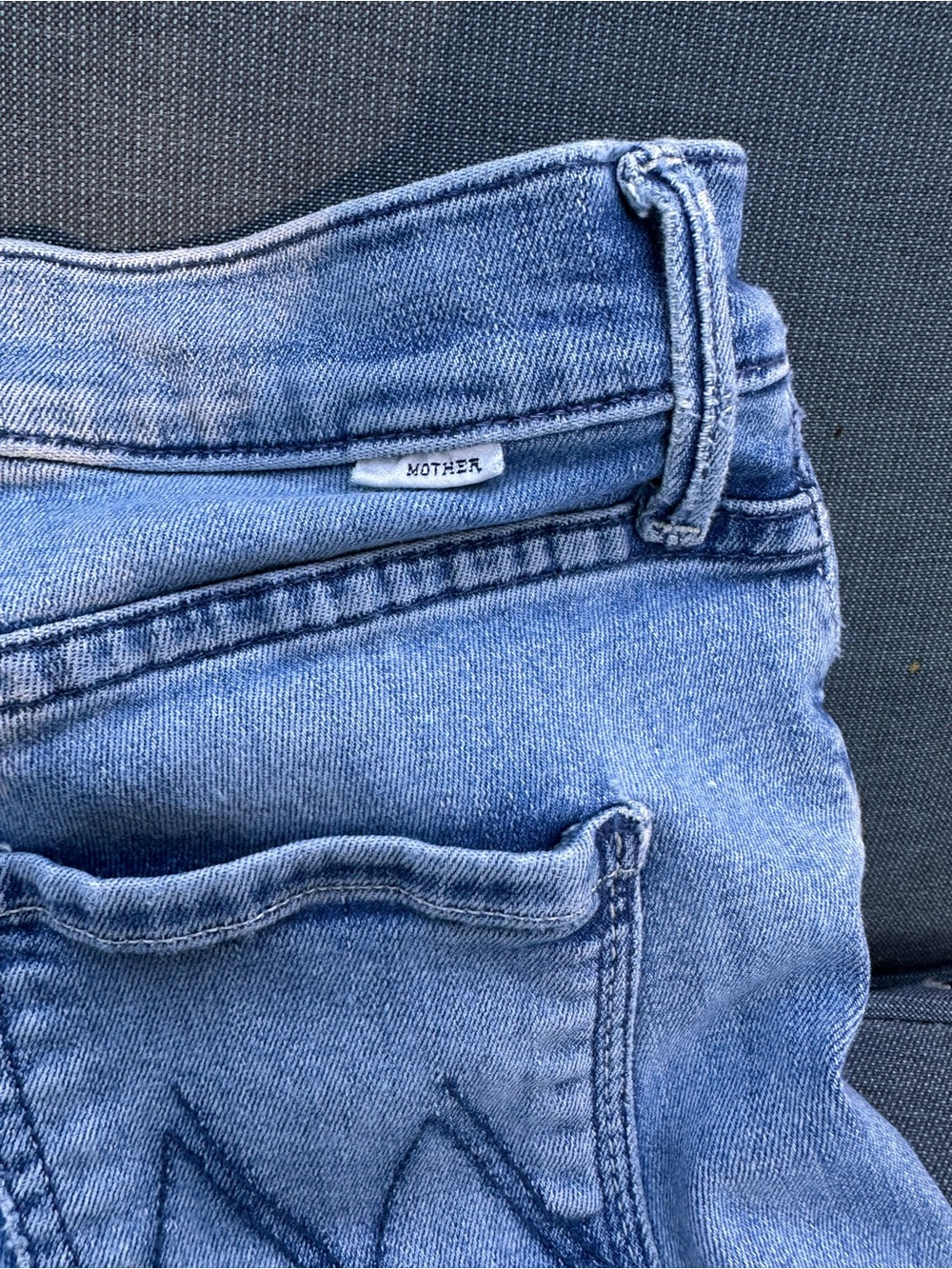 MOTHER mid rise dazzler ankle Light Blue Jeans - Picture 3 of 8